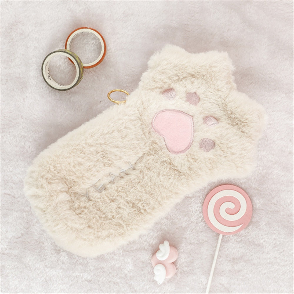 Cute Cat Paw Pencil Case Bag