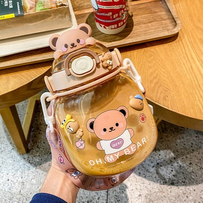 Kawaii Cute Animals Water Bottle