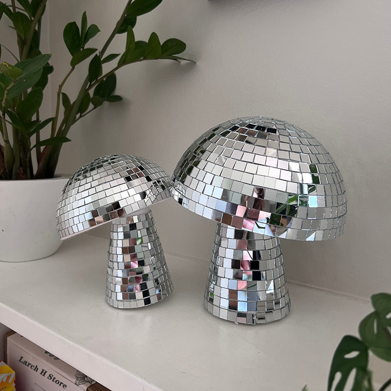 Mushroom Disco Ball Figurine