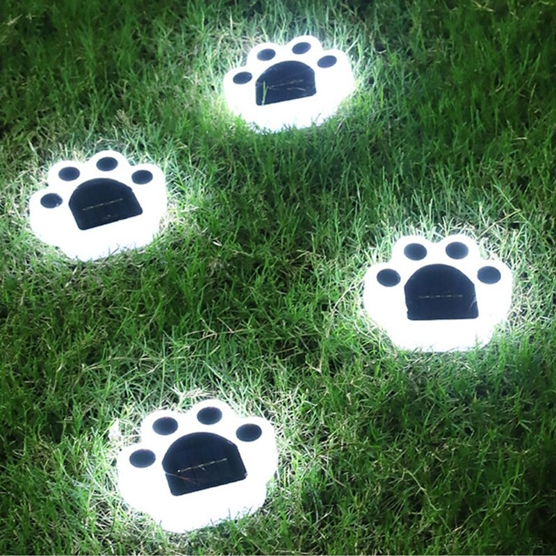 Garden Cat Paw Solar Light