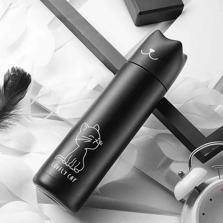 Cat Vacuum Thermos Bottle