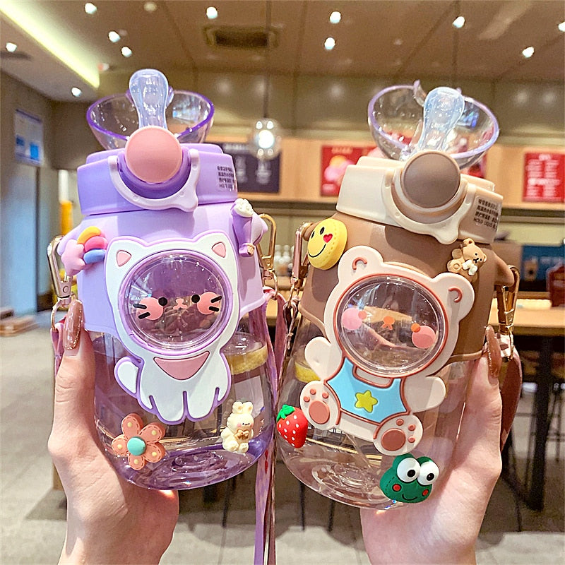Kawaii Animals Water Bottle
