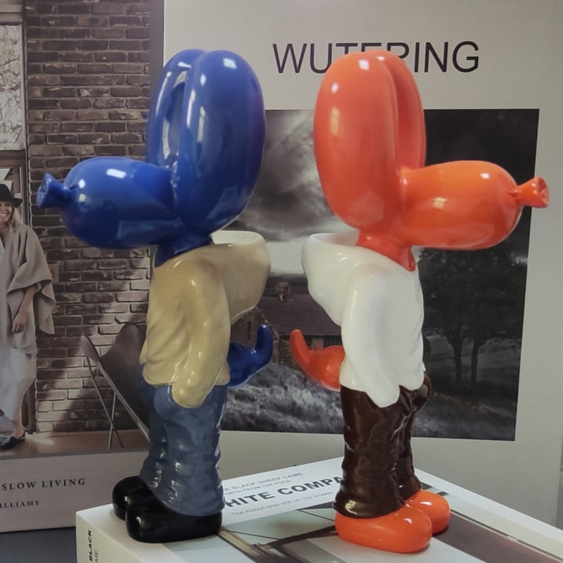 Y2K Balloon Dog Figurine