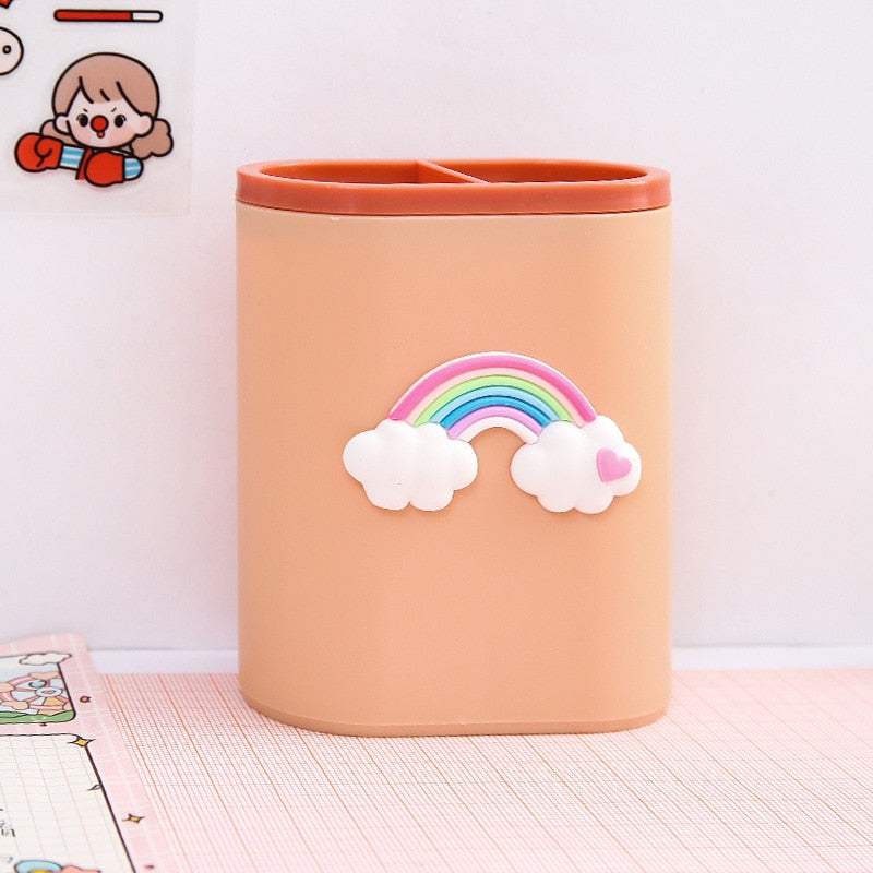 Kawaii Cartoon Pen Holder