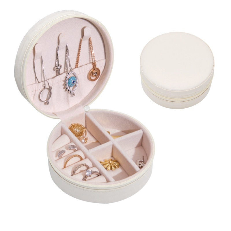 Round Preppy Jewelry Box