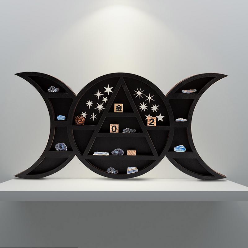 Witch Wall Hanging Moon Shelf