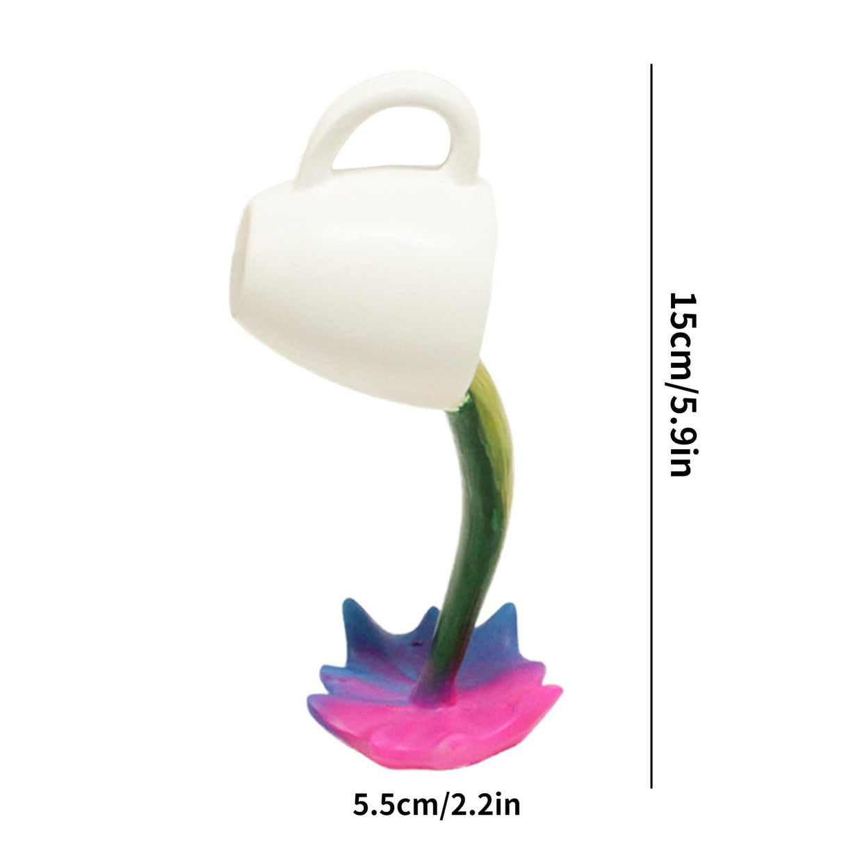 Floating Coffee Resin Statue