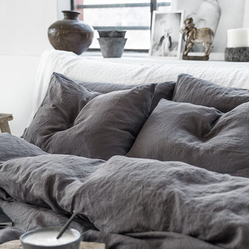 Linen Pillow Case Dark Academia