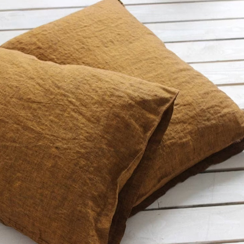 Linen Pillow Case Dark Academia