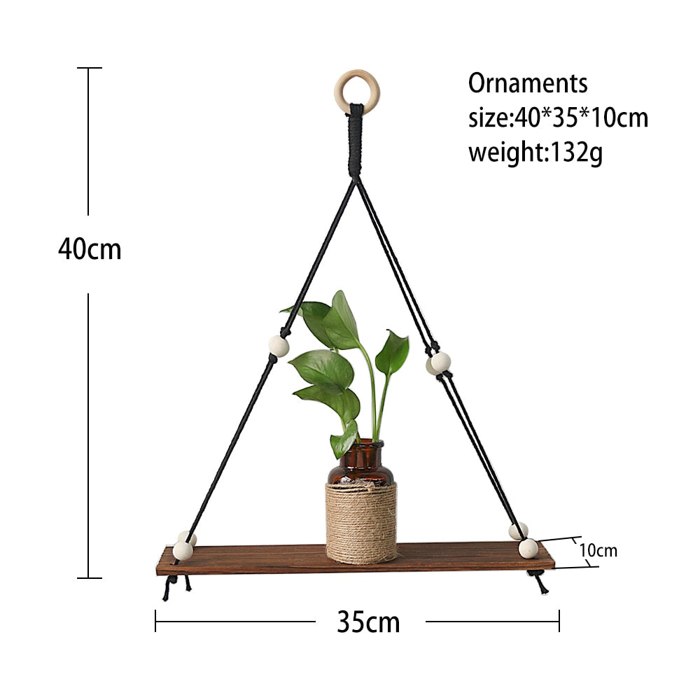 Bohemian Wall Hanging Shelf