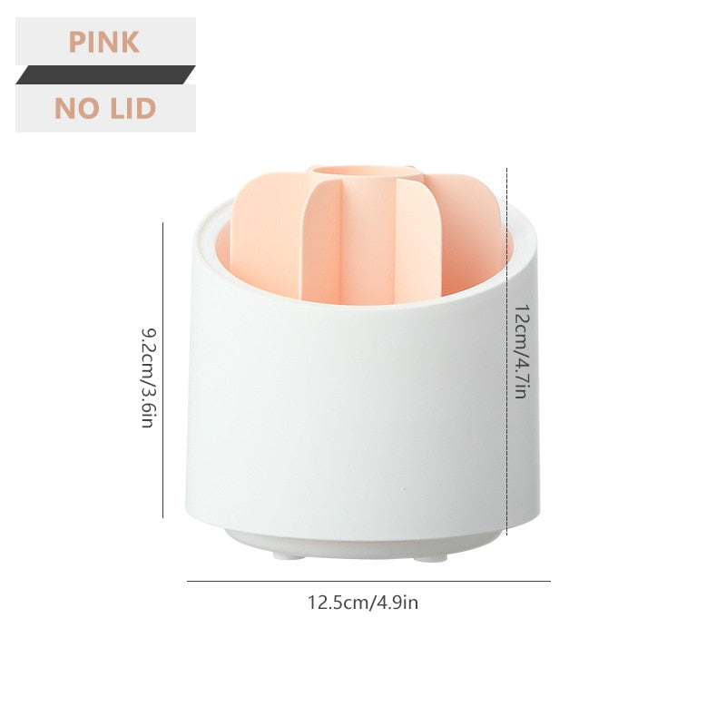 Aesthetic Rotating Makeup Organizer