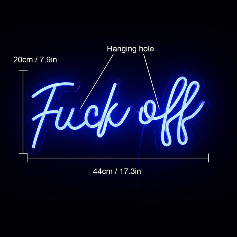 Grunge Bad Personality Neon Sign