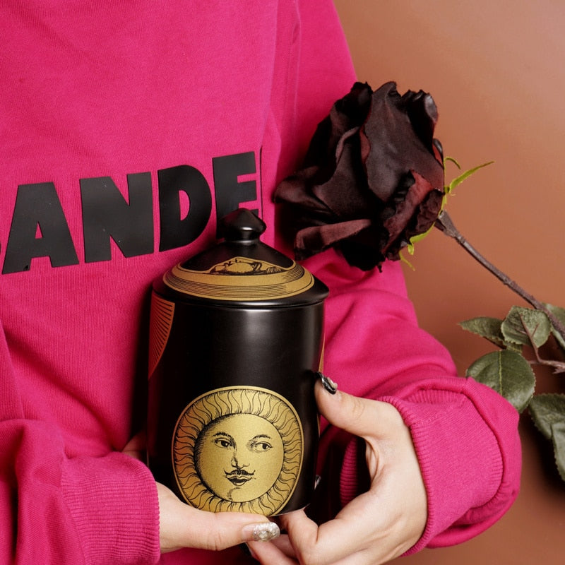 Sun & Moon Golden Sun Candle Holder