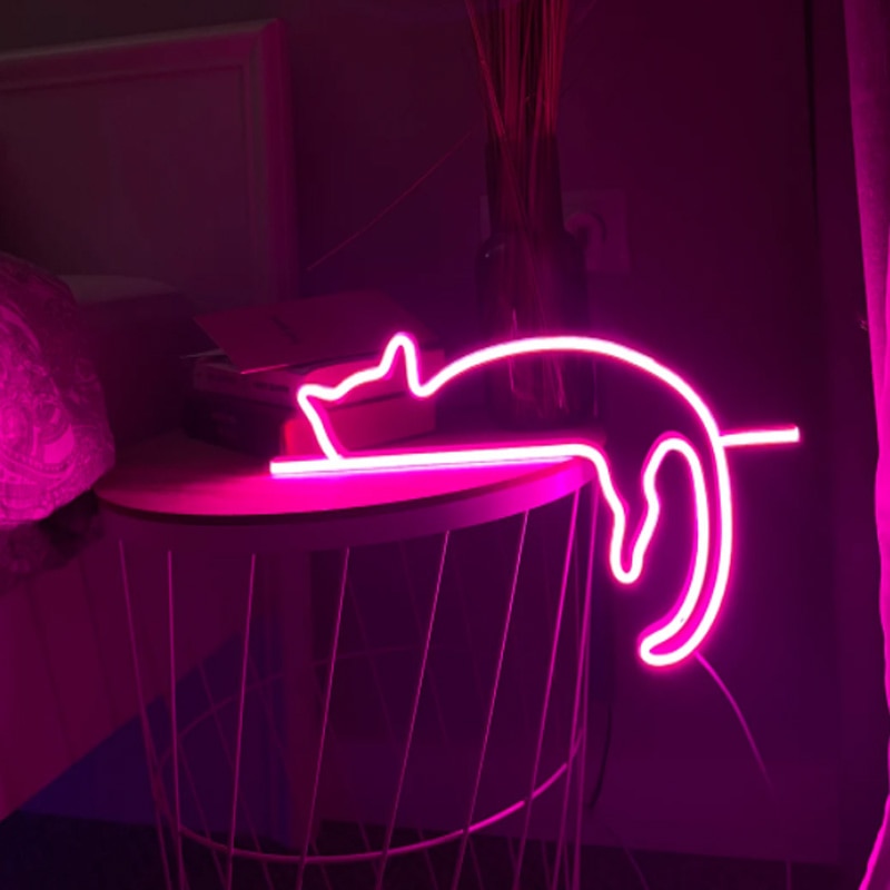 Cat Neon Sign Light