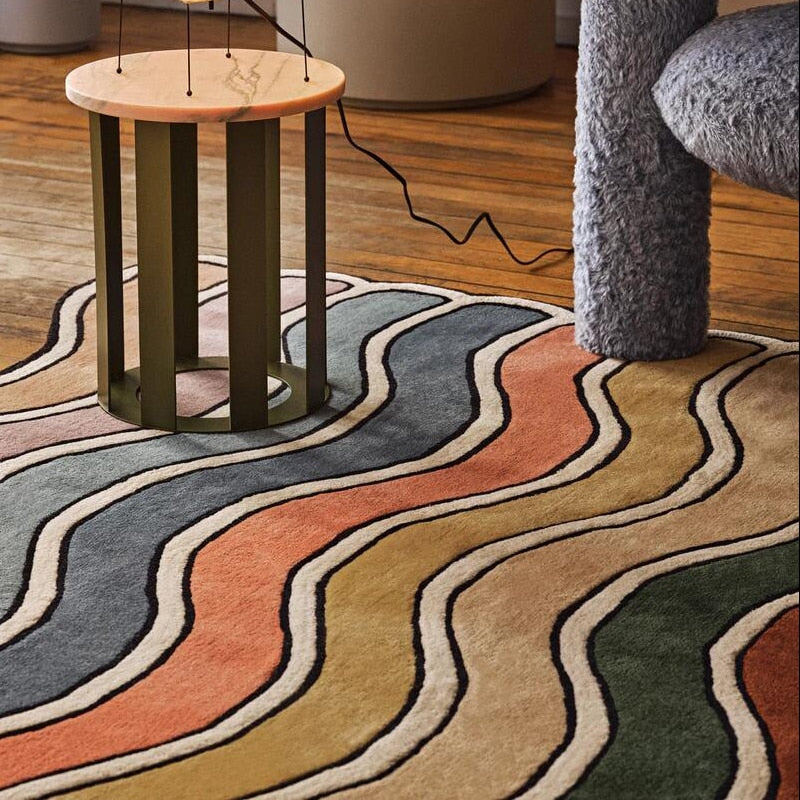 Indie Irregular Rainbow Rug