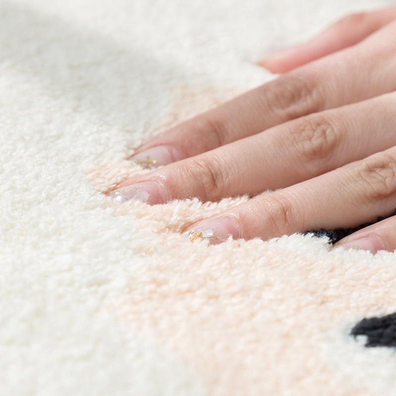 Y2K Home Party Heart Rug