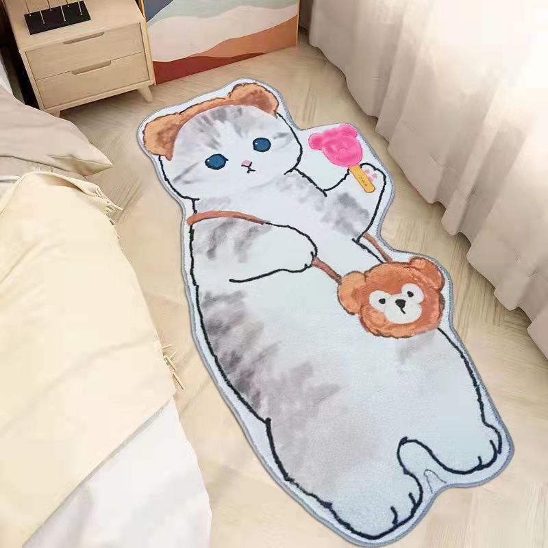 Kawaii Cat Fluffy Carpet
