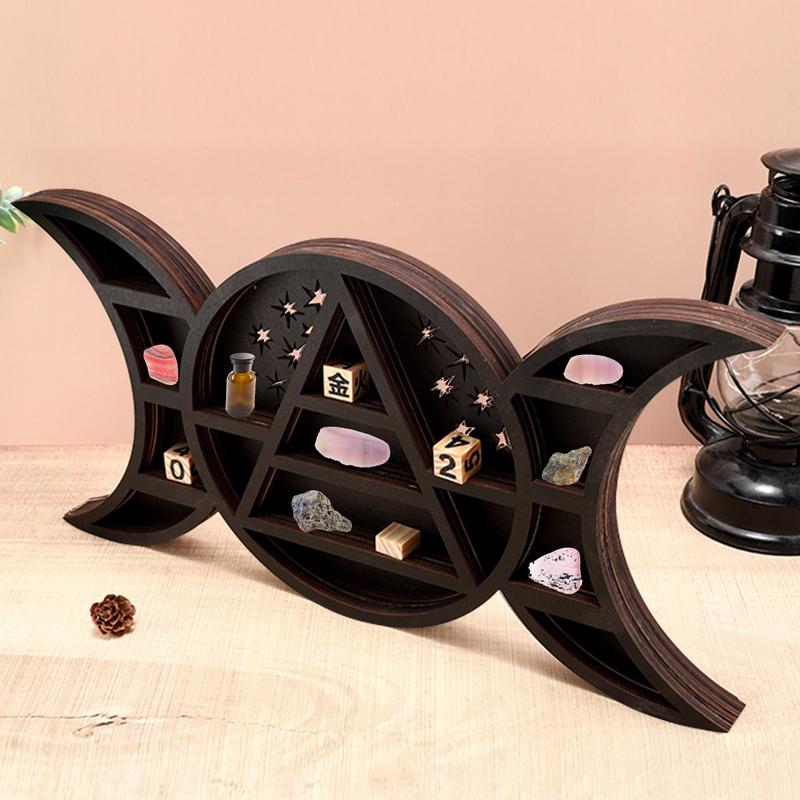 Witch Wall Hanging Moon Shelf