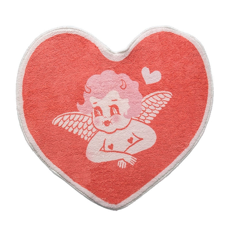 Y2K Home Party Heart Rug