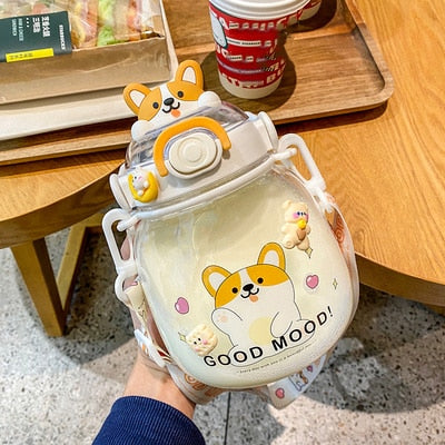 Kawaii Cute Animals Water Bottle