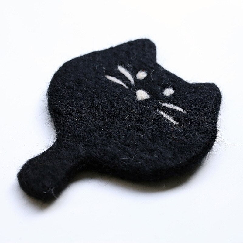 Cute Cat Wool Felt Placemat