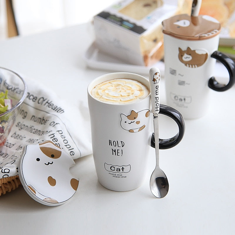 Couple Cat Ceramic Cup