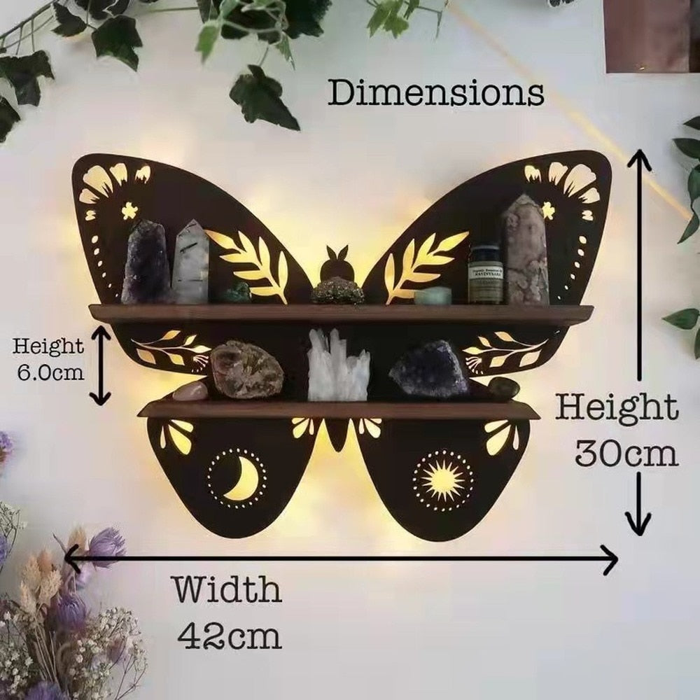 Fairy Wooden Wall Hanging Shelf