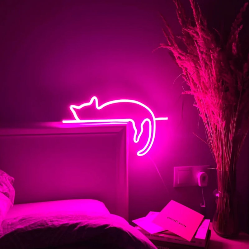 Cat Neon Sign Light