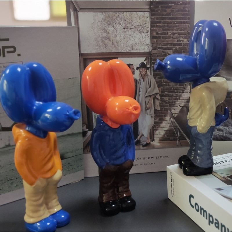 Y2K Balloon Dog Figurine