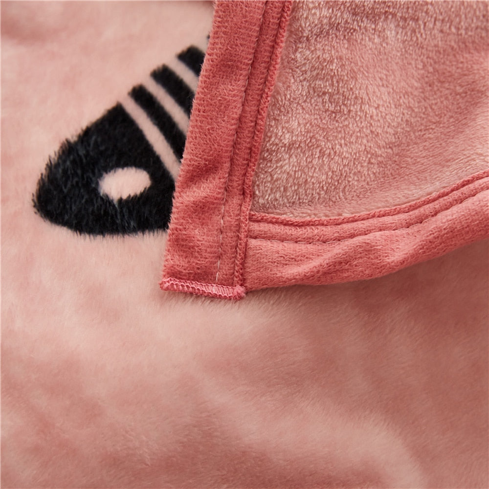 Cat N Fish Pink Blanket