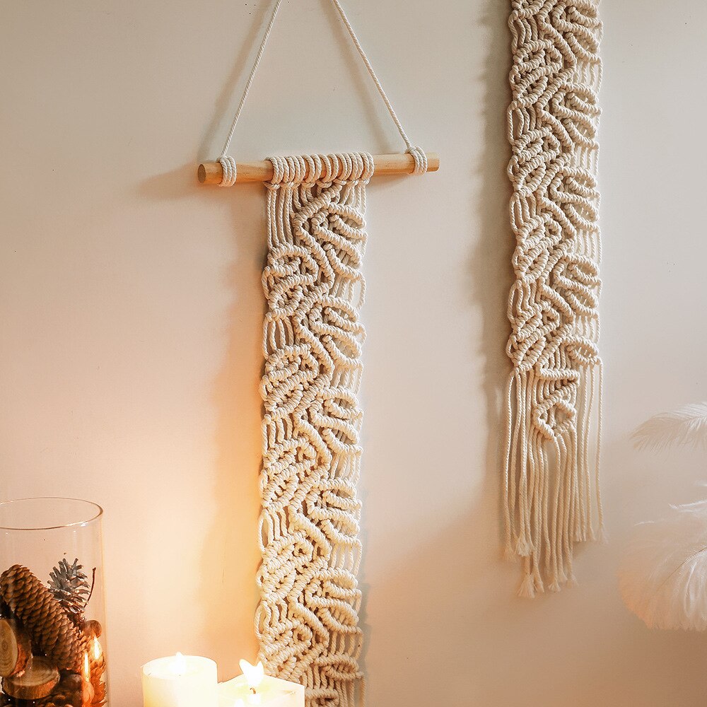 Boho Macrame Wall Hanging Tapestry