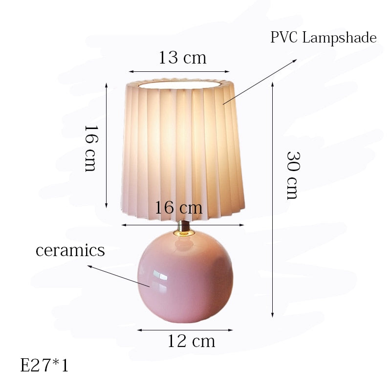 Y2k Mini Ceramic Table Lamp