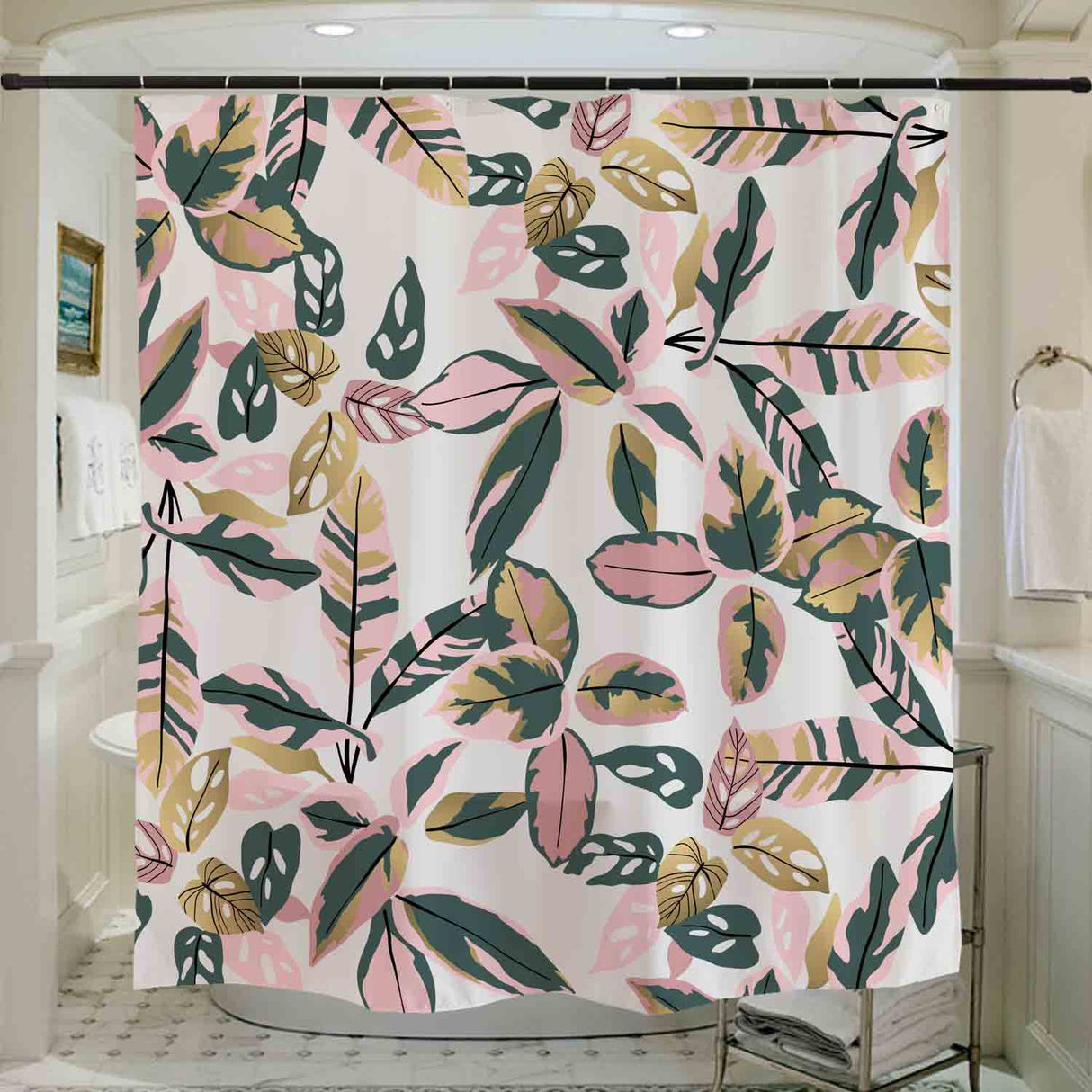 Colorful Leaves Shower Curtain