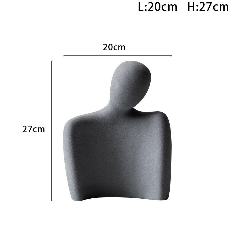 Modern Abstract Art Couple Sculpture