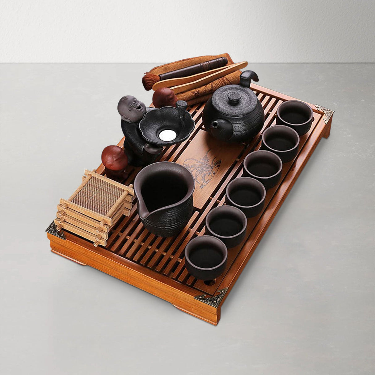 Black Kung Fu Tea Set