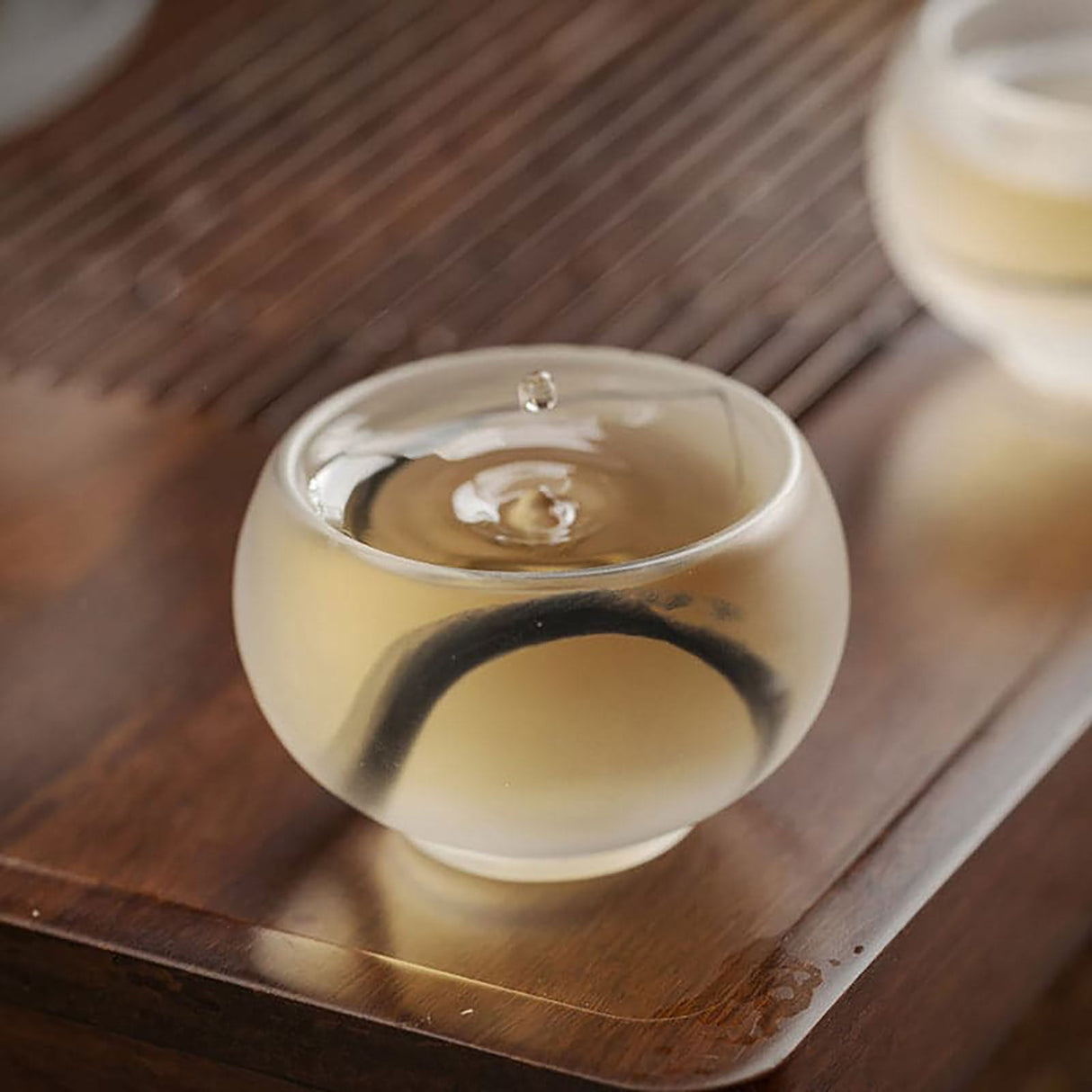 9 Pieces Transparent Frosted Kung Fu Tea Set