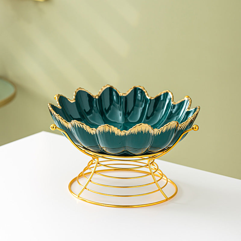 Large Fruit Bowl with Stand