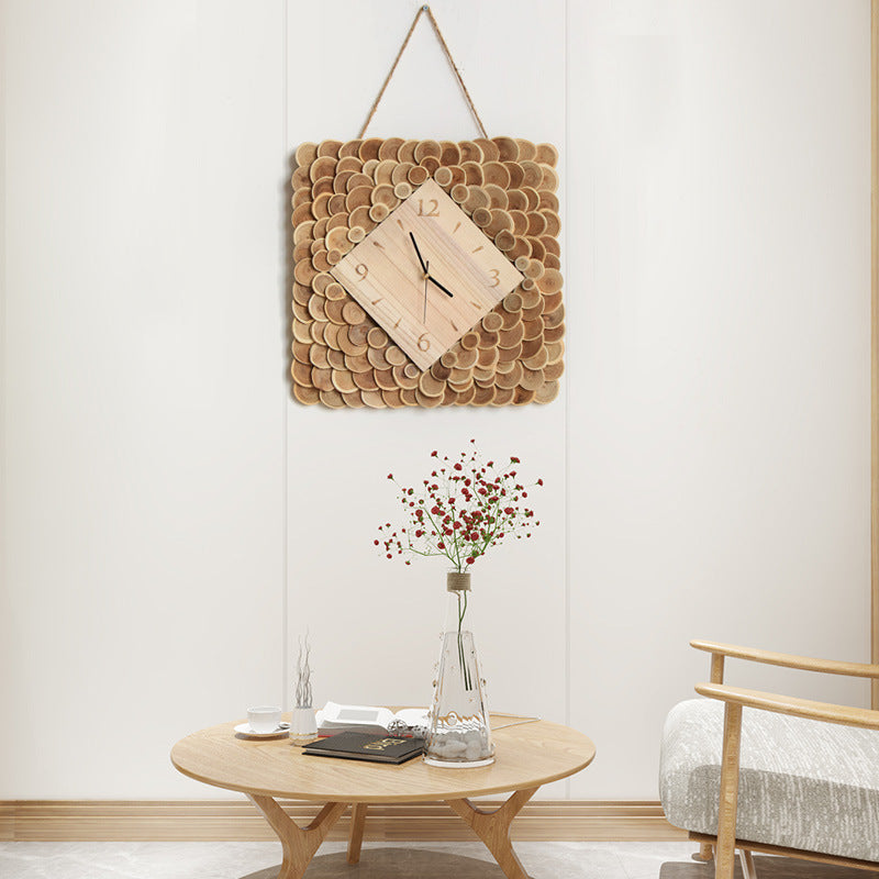 Wooden Silent Wall Clock