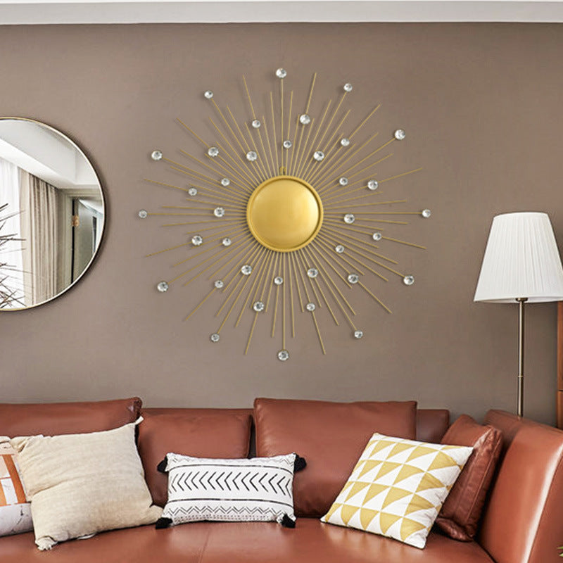 Gold Sunburst Wall Decor Feblilac Store