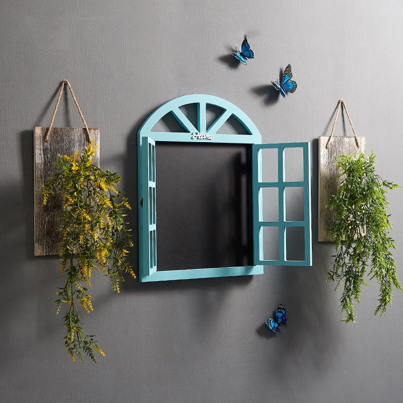 Arched Window Frame Wall Decor