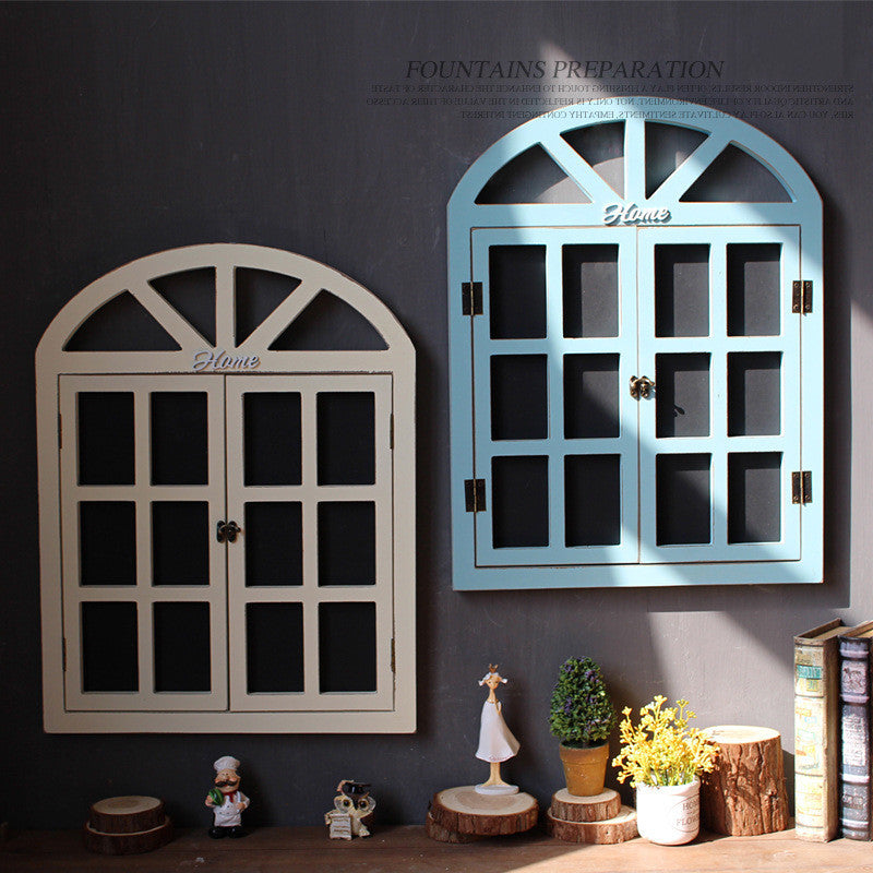 Arched Window Frame Wall Decor