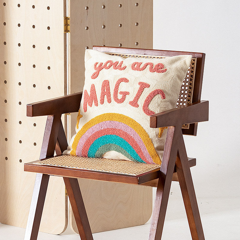 Giraffe Embroidered Throw Pillow Covers