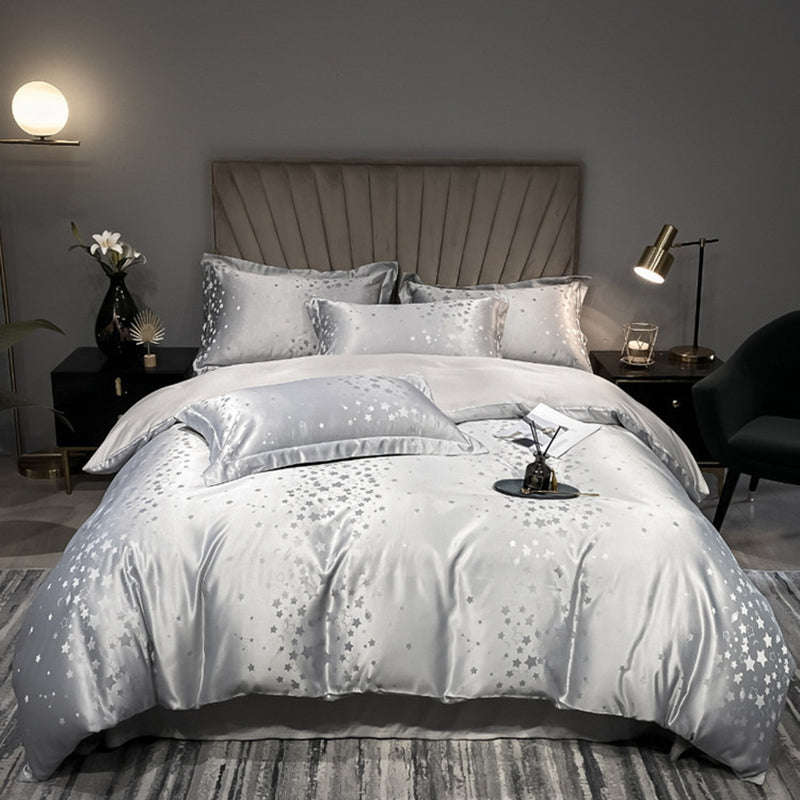 Leopard Print Tencel Bedding Set