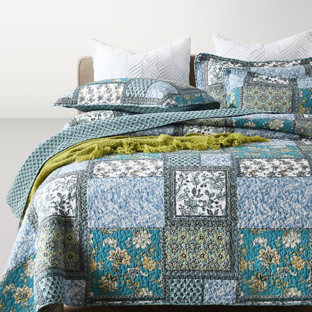 Patchwork Floral Farmhouse Bedding Set