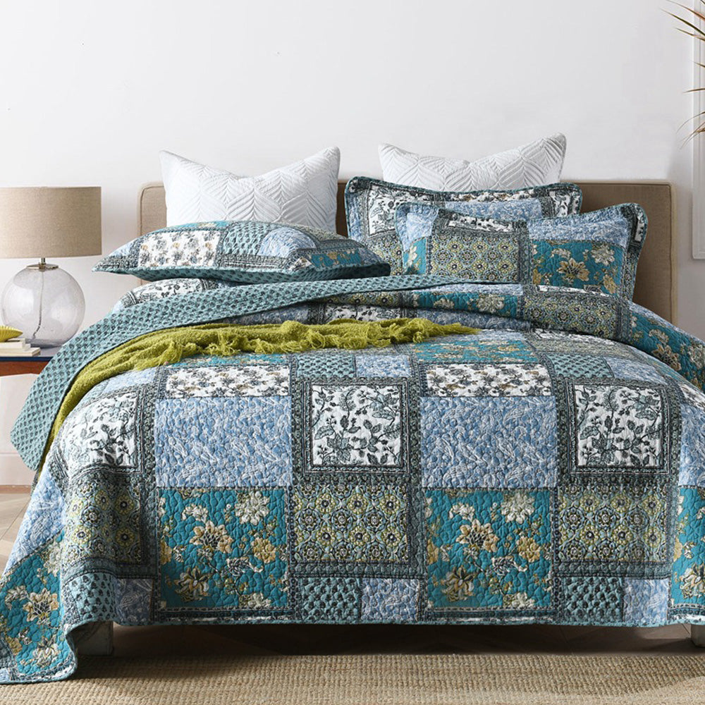 Patchwork Floral Farmhouse Bedding Set