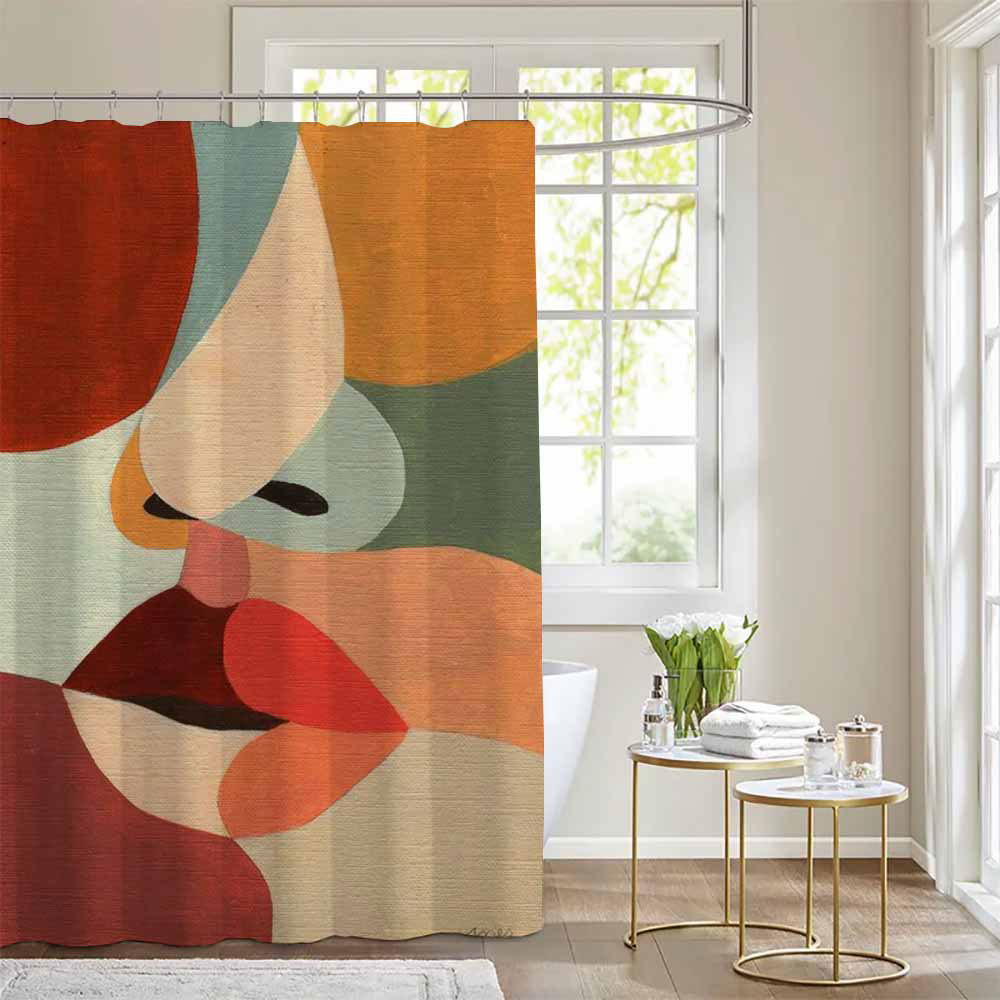 Psychedelic Colorful Shower Curtain