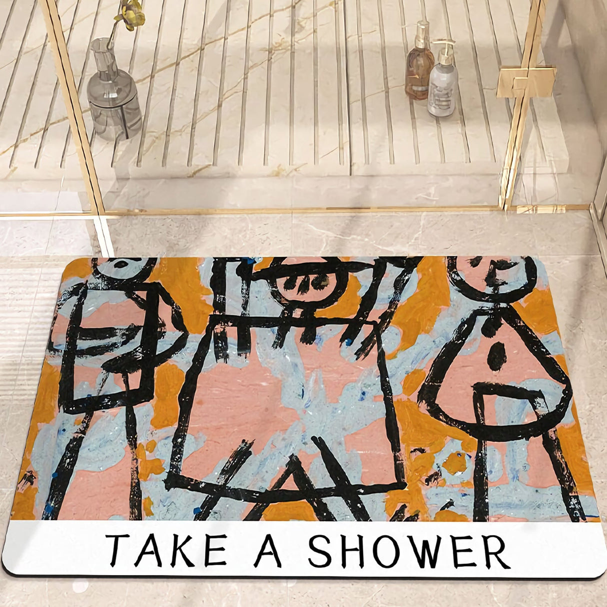 Modern Abstract Sketch Rug