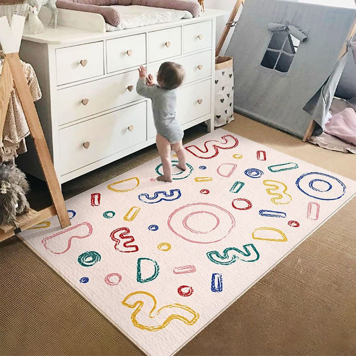 Colorful Alphabet Nursery Rugs