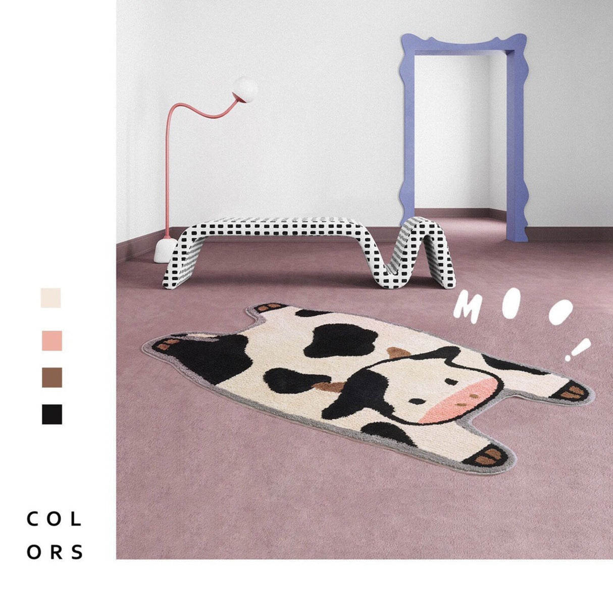 Cartoon Animal Shaped Rugs