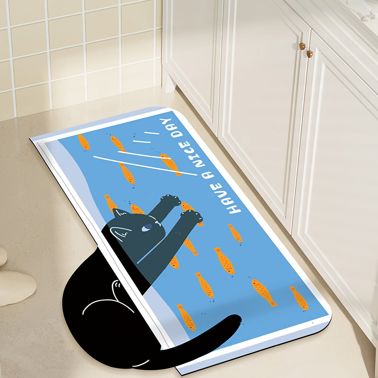 Cute Cat Diatom Mud Mats